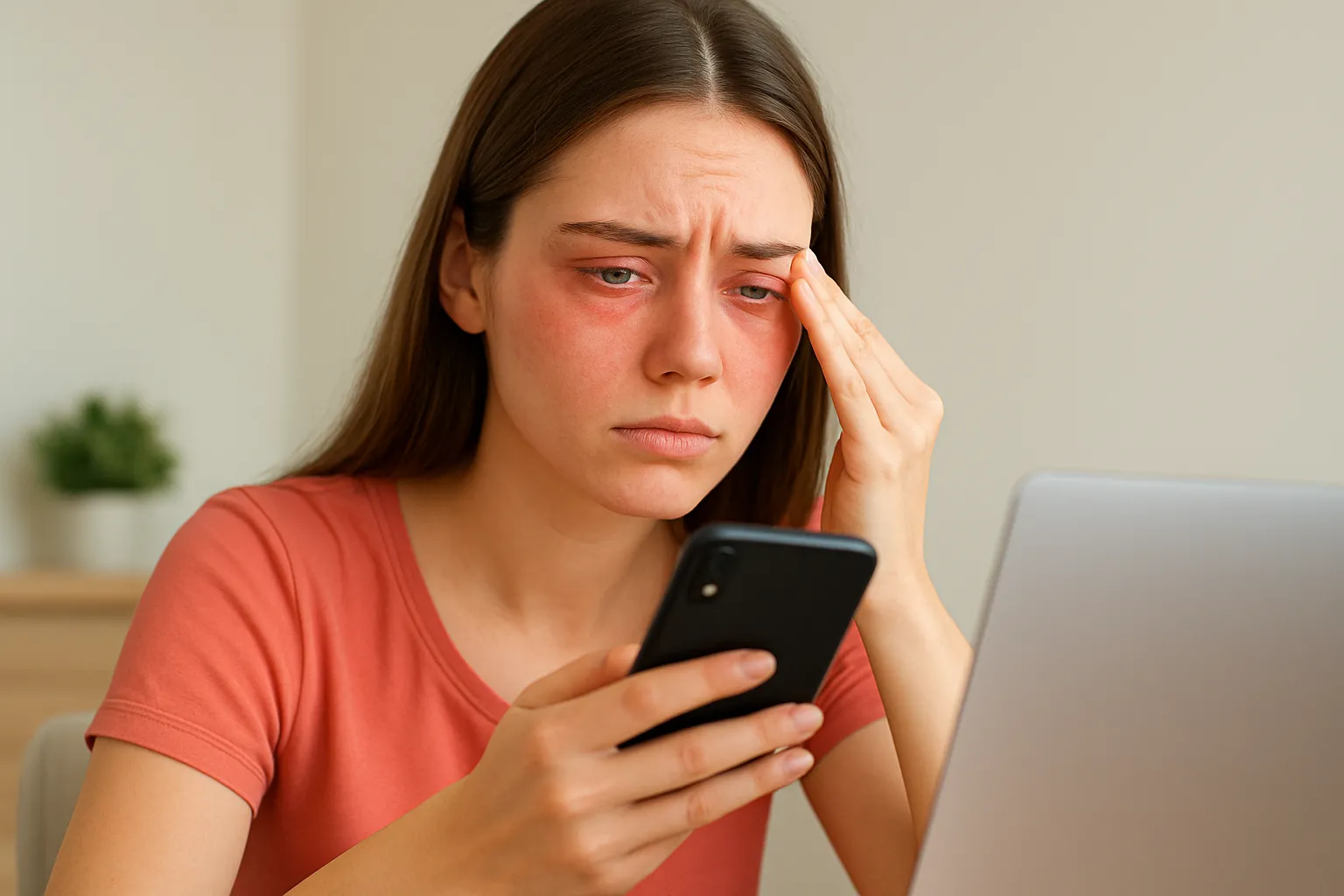How screen time is messin' with your eyes and skin (and what to do about it)
