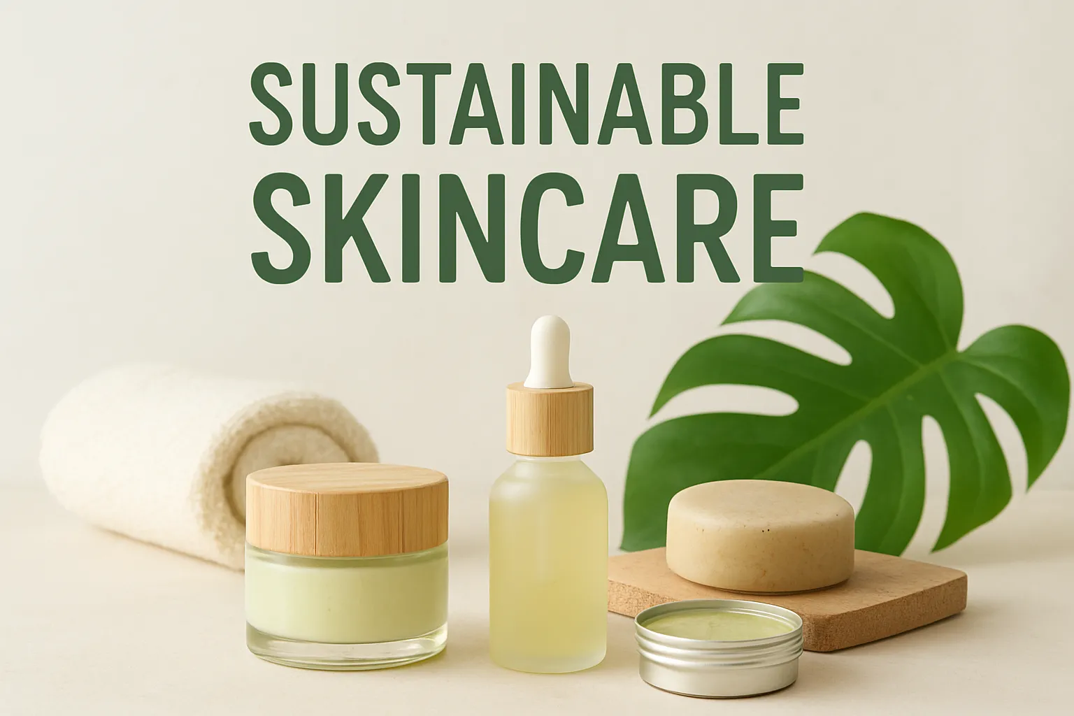 Sustainable Skincare: Eco-Friendly Tips for a Greener Glow